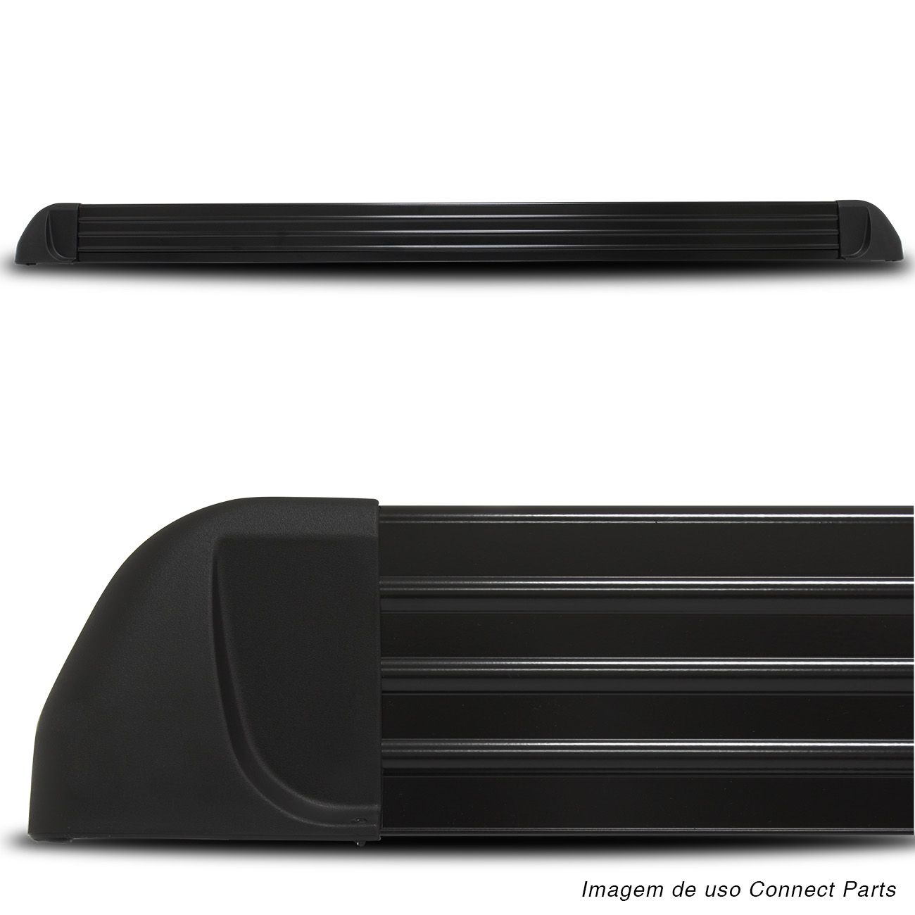 Encontraproduto.com.br - Estribo Lateral RAV4 2020 Alumínio Preto Plataforma Modelo Original Track