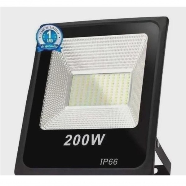 Encontraproduto.com.br - Refletor de LED 200W Slin Branco Frio Bivolt 18000lm