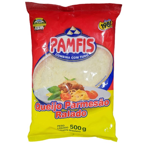 Encontraproduto.com.br - Queijo Parmesão Ralado Pamfis 500g