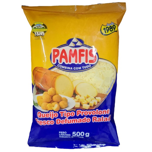 Encontraproduto.com.br - Queijo Provolone Ralado Pamfis Pacote com 500g