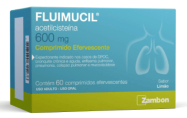 FLUIMUCIL 600MG 60CPR EFERV