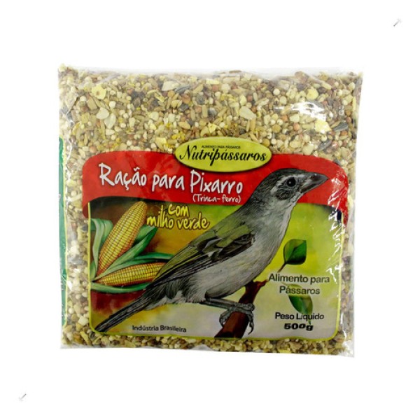Encontraproduto.com.br - Ração para Pixarro Trinca-Ferro Nutripássaros com Milho Verde