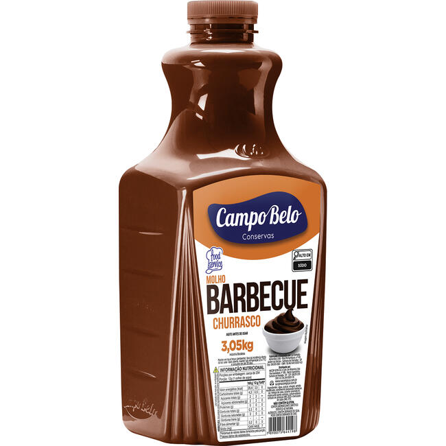 Encontraproduto.com.br - Molho Barbecue Campo Belo Bombona com 3,05kg