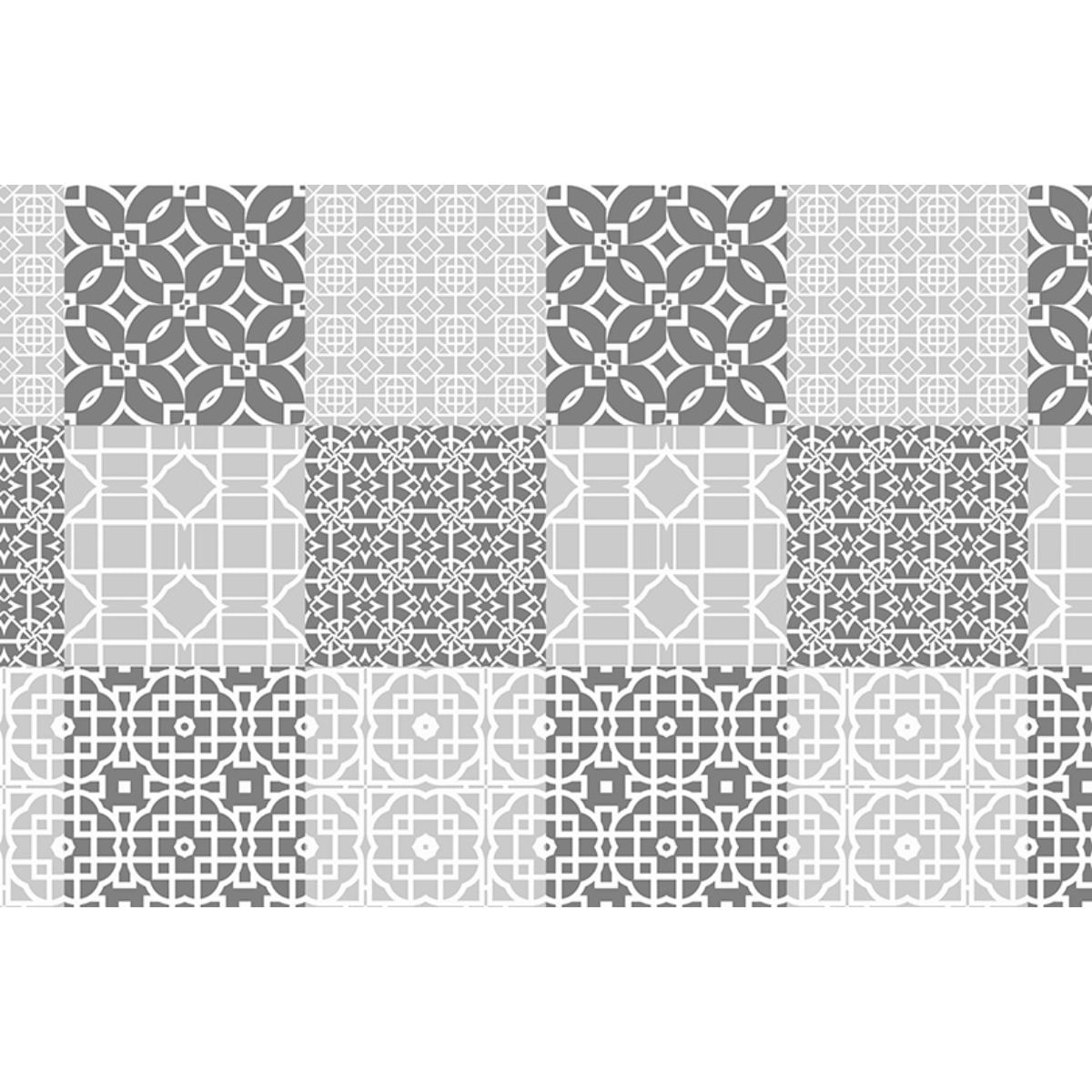 Azulejo Adesivo 15cmx15cm Damasco Con-Tact