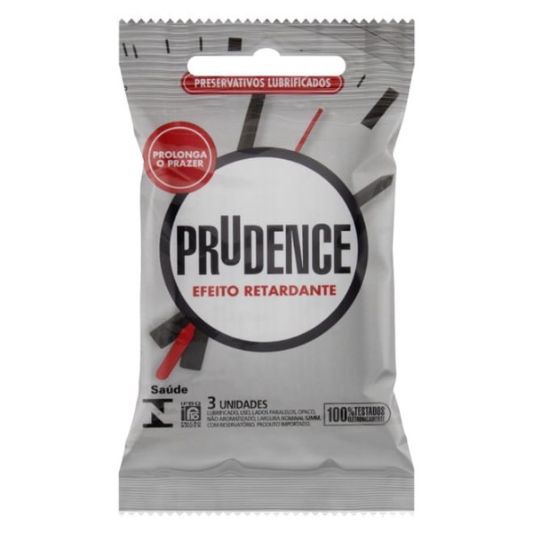 Encontraproduto.com.br - Preservativo Sensitive Retardante Com 3 Unidades Prudence