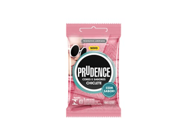 Encontraproduto.com.br - Prudence Cor E Sab Sache Preservativo Lubrificado Morango 2
