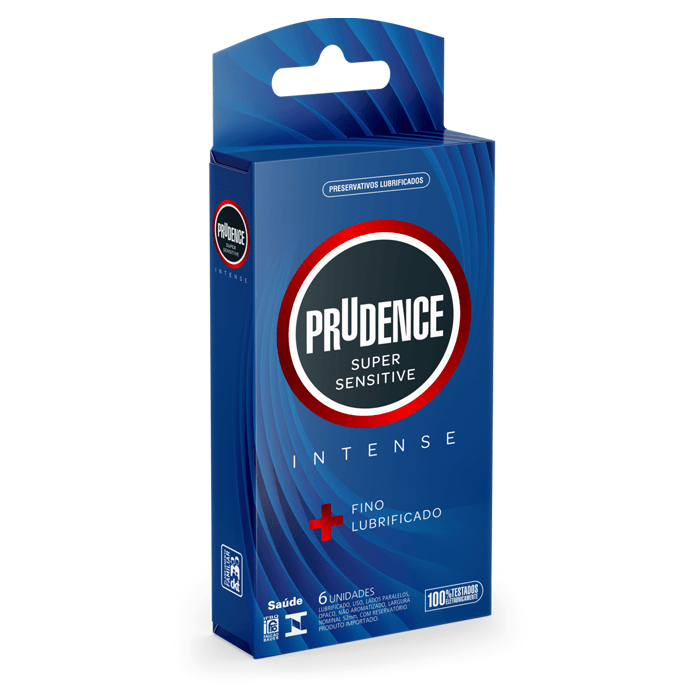 Encontraproduto.com.br - Preservativo Prudence Intense Super Sensitive Com 6 Unidades