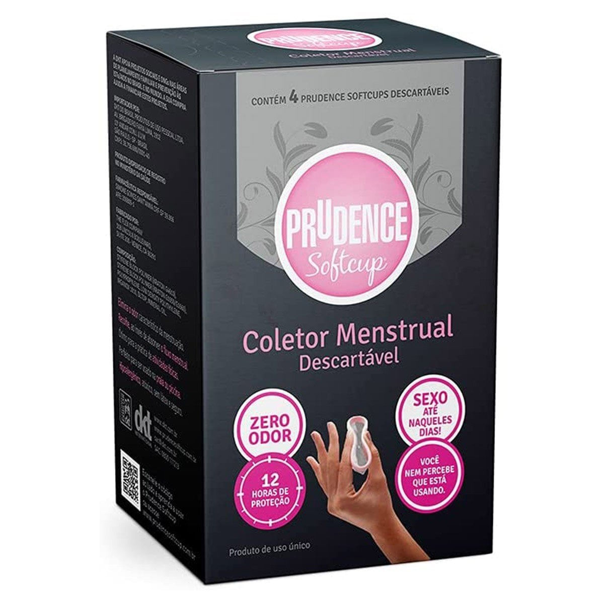 Prudence Softcup coletor menstrual kit 4 unidades