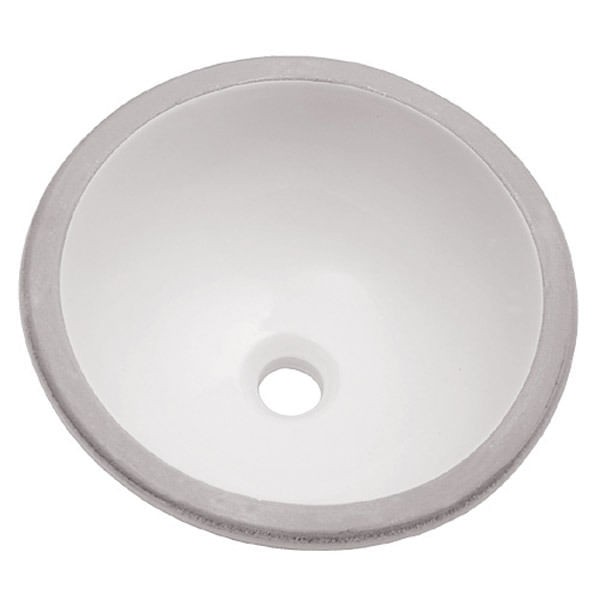 Encontraproduto.com.br - Cuba Embutir Redonda IL61 36cm Branco sem Mesa Icasa