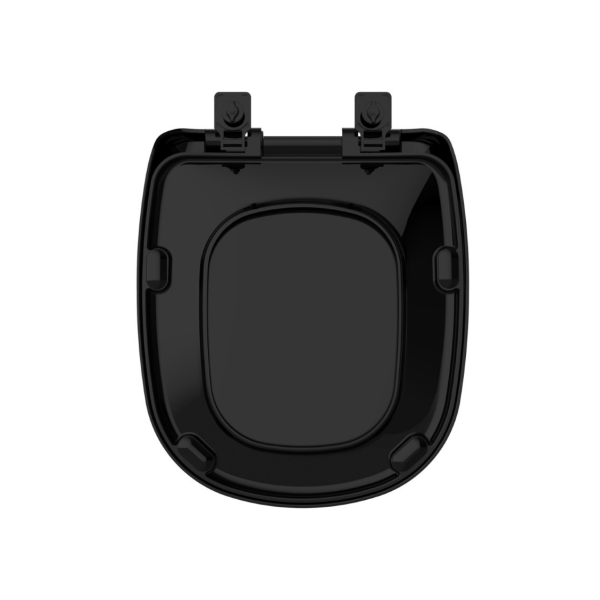 Encontraproduto.com.br - Assento Sanitário Termofixo Sabatini Preto Tupan
