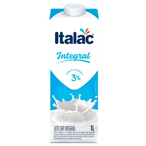 Encontraproduto.com.br - Leite Longa Vida Italac Com tampa Integral TP com 1L
