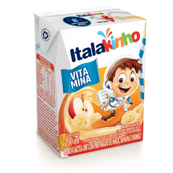 Bebida Láctea Italac Vitamina TP com 200ml