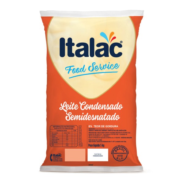 Encontraproduto.com.br - Leite Condensado Semidesnatado 5kg ITALAC