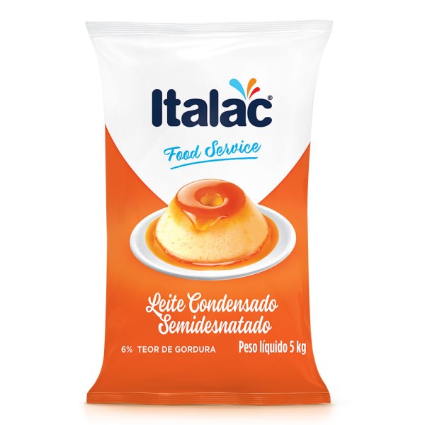 Encontraproduto.com.br - Leite Condensado Semidesnatado 5kg ITALAC