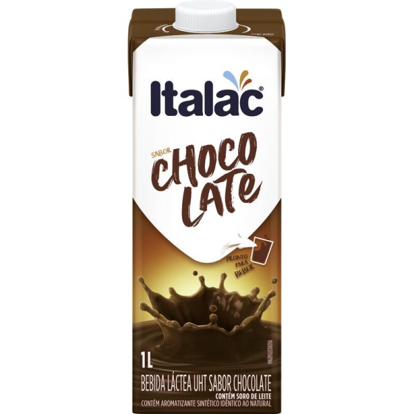 Bebida Láctea Italac Chocolate TP com 1L