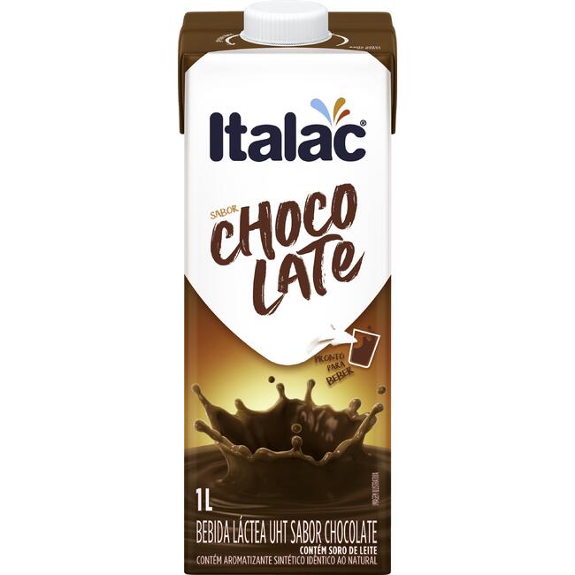 Encontraproduto.com.br - Bebida Láctea Italac Chocolate TP com 1L