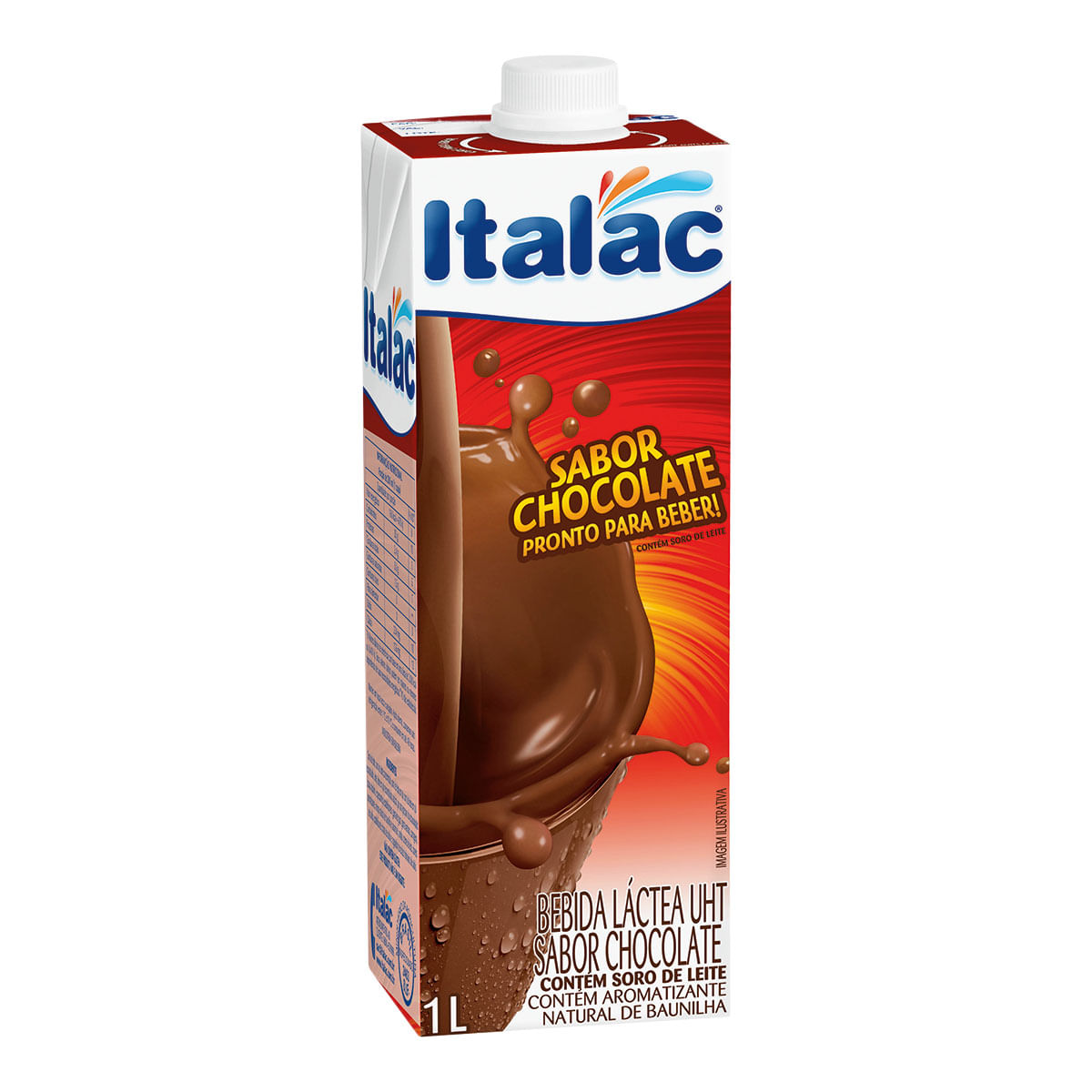 Encontraproduto.com.br - Bebida Láctea Italac Chocolate TP com 1L