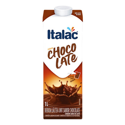 Encontraproduto.com.br - Bebida Láctea Italac Chocolate TP com 1L