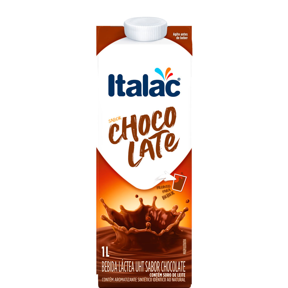 Encontraproduto.com.br - Bebida Láctea Italac Chocolate TP com 1L