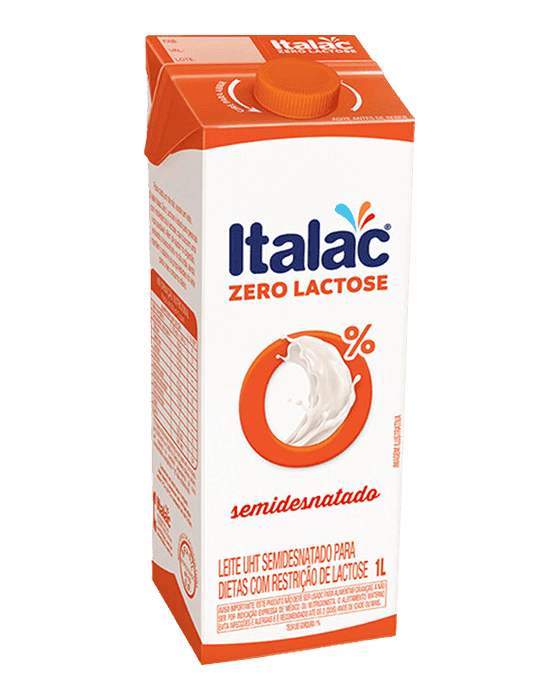 Encontraproduto.com.br - Leite Longa Vida Italac Zero Lactose Semidesnatado TP com 1L