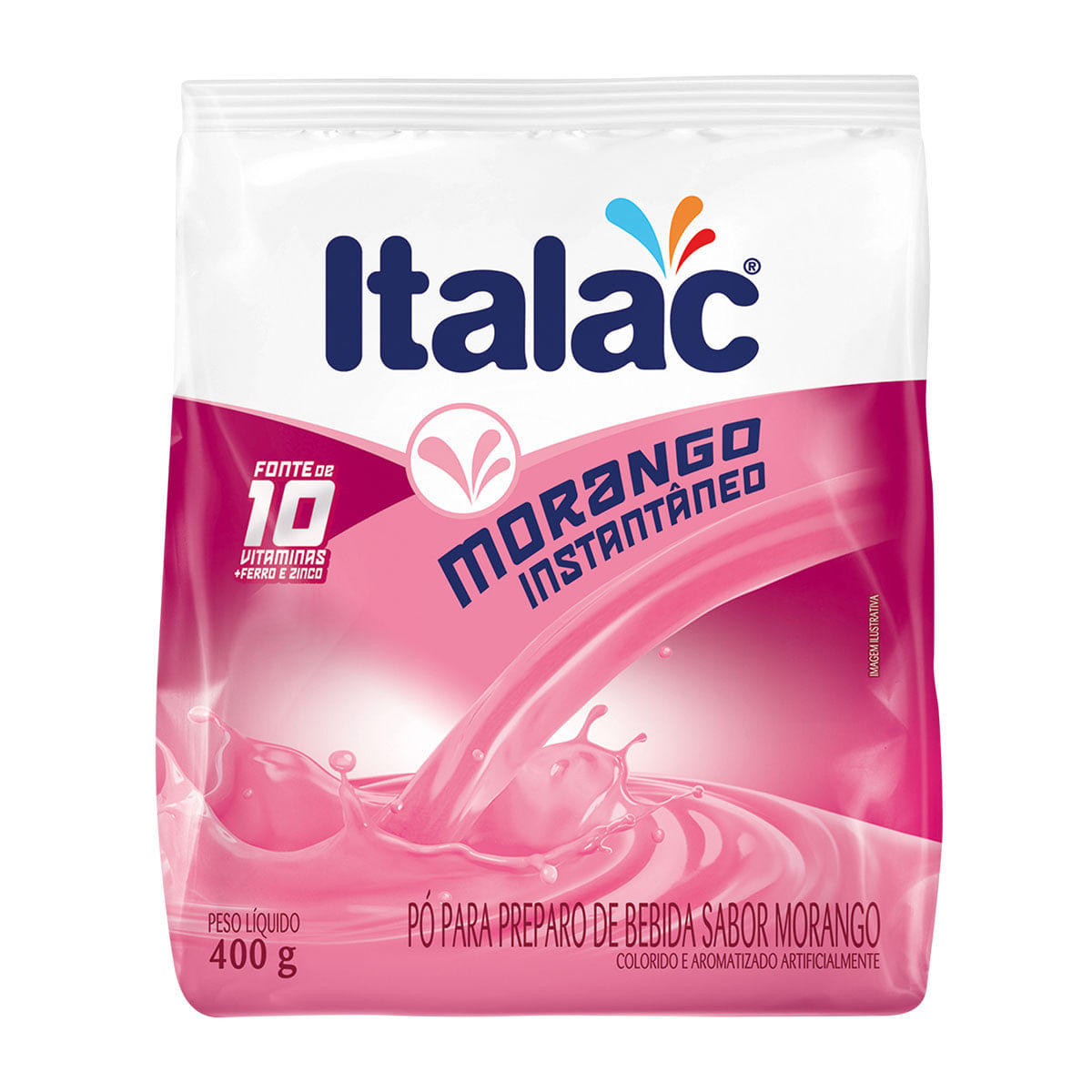 Encontraproduto.com.br - Preparo Po Italac 400g Morango