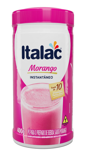 Encontraproduto.com.br - Preparo Po Italac 400g Morango