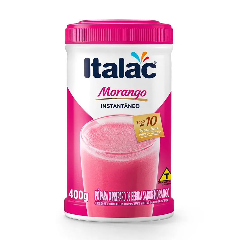 Encontraproduto.com.br - Preparo Po Italac 400g Morango