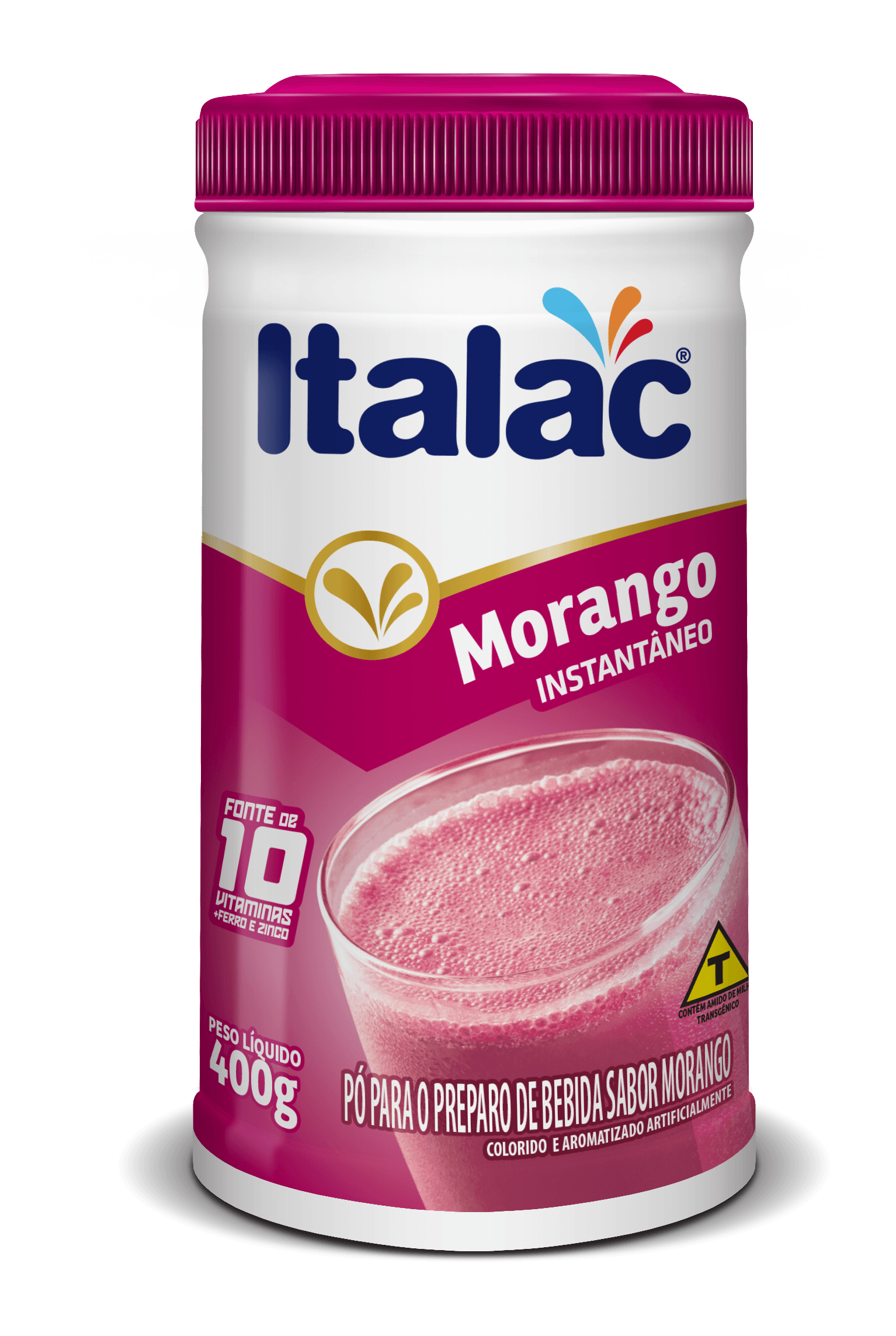 Encontraproduto.com.br - Preparo Po Italac 400g Morango