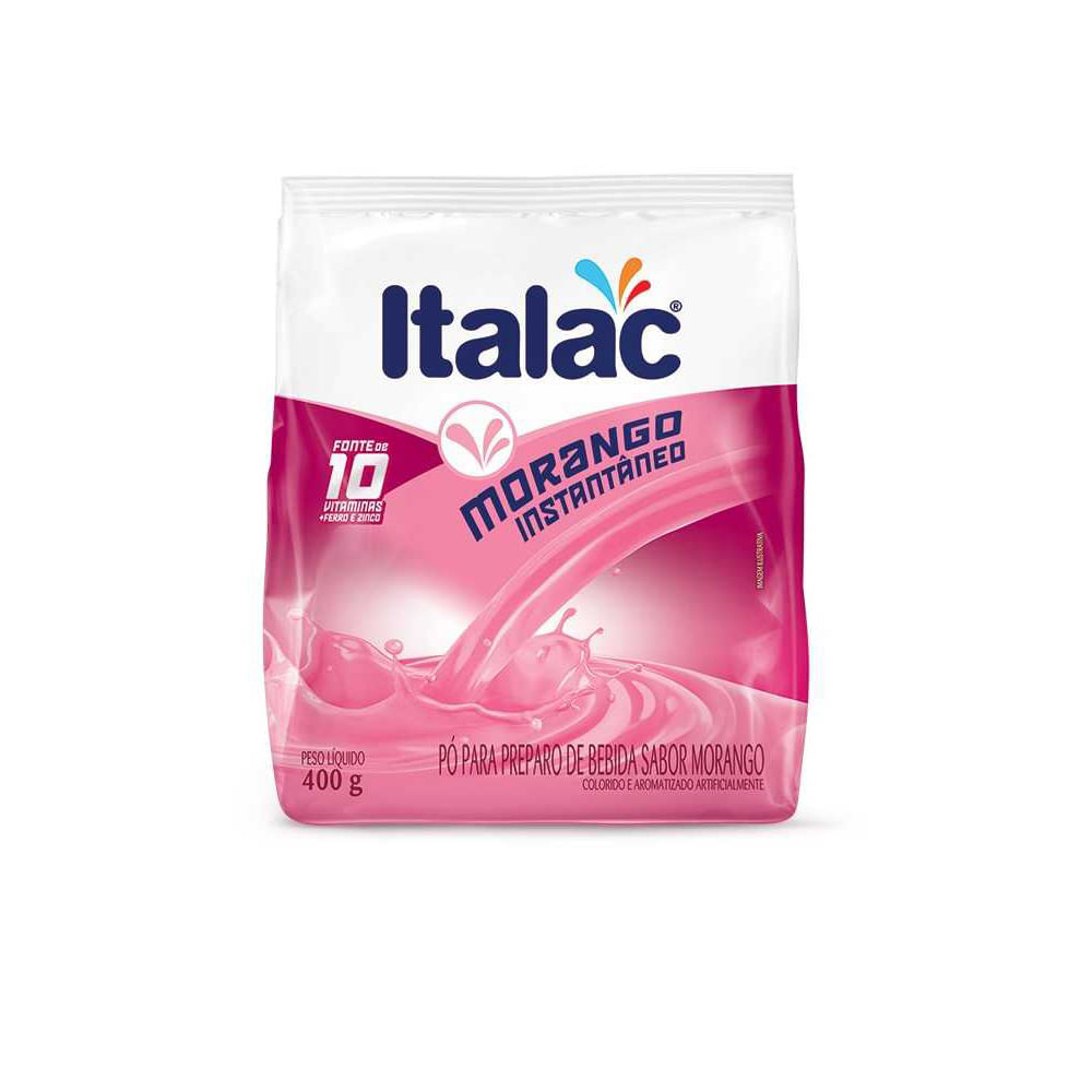Encontraproduto.com.br - Preparo Po Italac 400g Morango