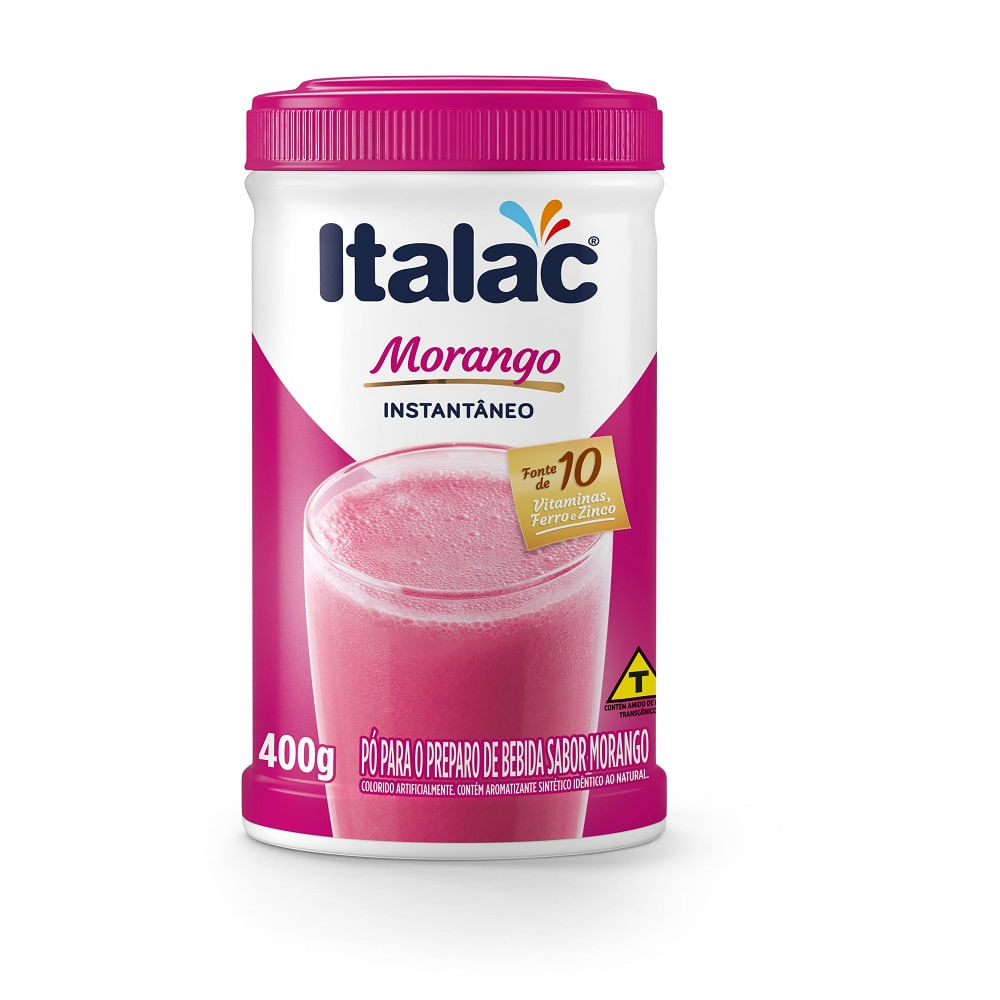 Encontraproduto.com.br - Preparo Po Italac 400g Morango