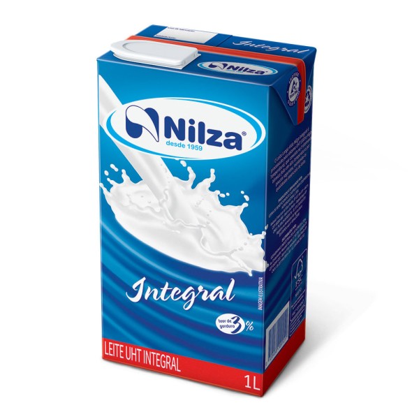 Encontraproduto.com.br - Leite UHT Integral sem Tampa NILZA Caixa 1L