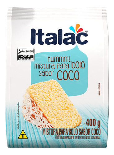 Encontraproduto.com.br - Mistura para Bolo Italac Coco Pacote com 400g
