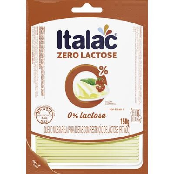 Encontraproduto.com.br - Queijo Mussarela Italac Zero Lactose Pacote com 150g