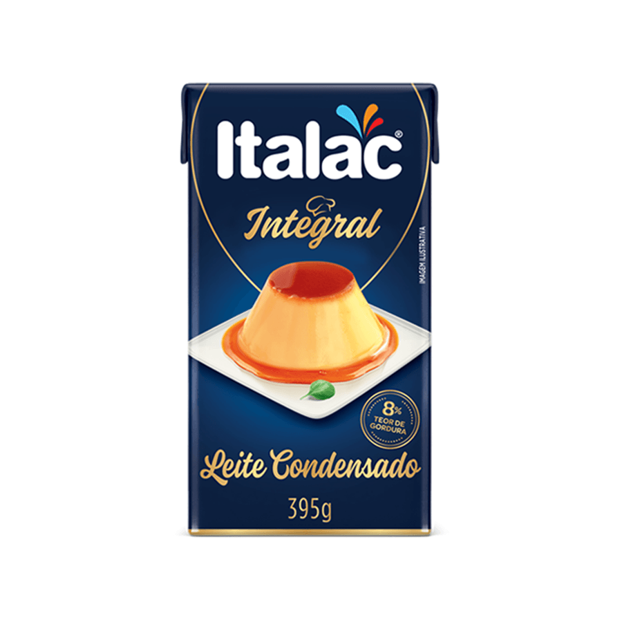 Encontraproduto.com.br - Leite Condensado Italac Gourmet Integral Tp 395G