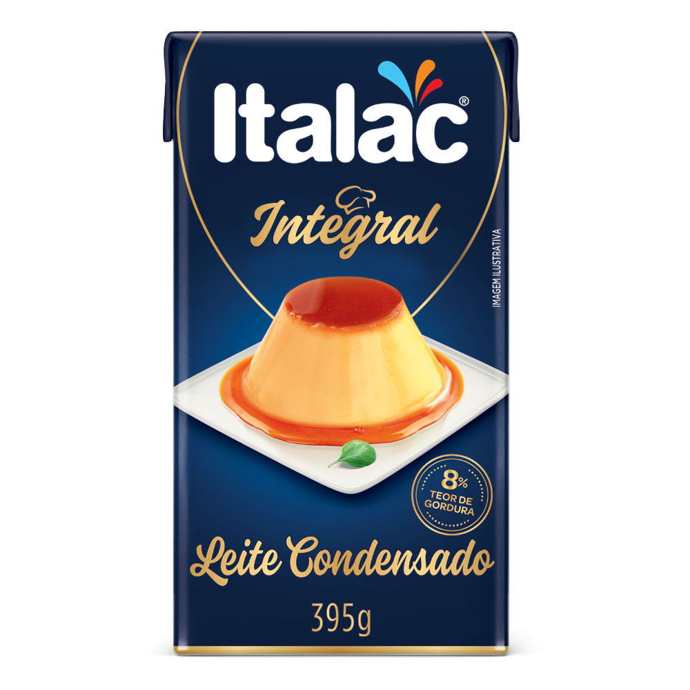 Encontraproduto.com.br - Leite Condensado Italac Gourmet Integral Tp 395G