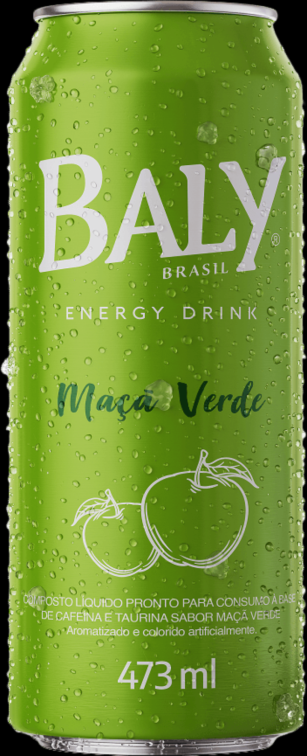 Encontraproduto.com.br - Energético Baly Maçã Verde Lata com 473ml