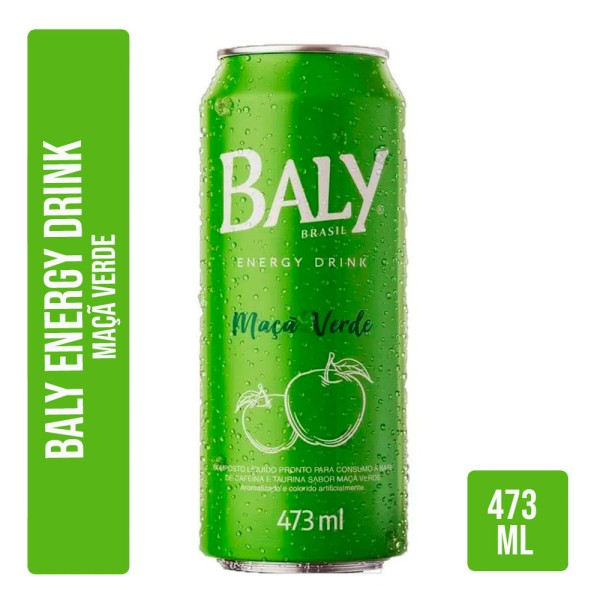 Encontraproduto.com.br - Energético Baly Maçã Verde Lata com 473ml