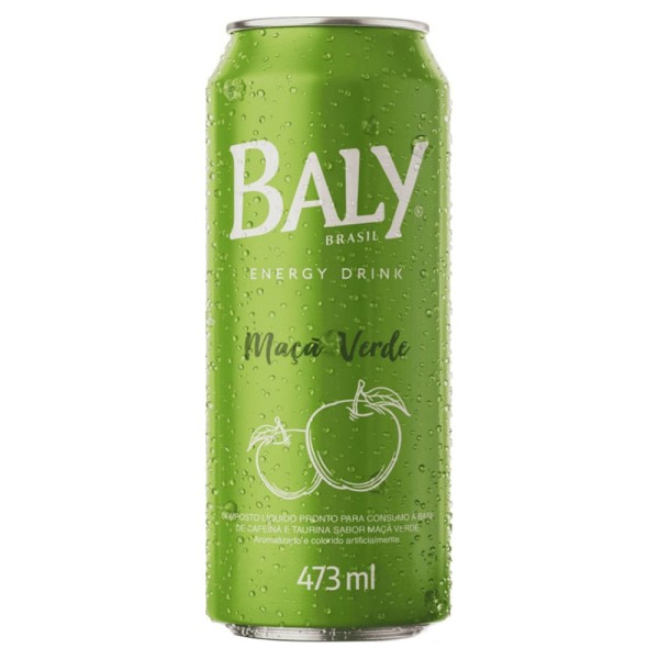 Encontraproduto.com.br - Energético Baly Maçã Verde Lata com 473ml