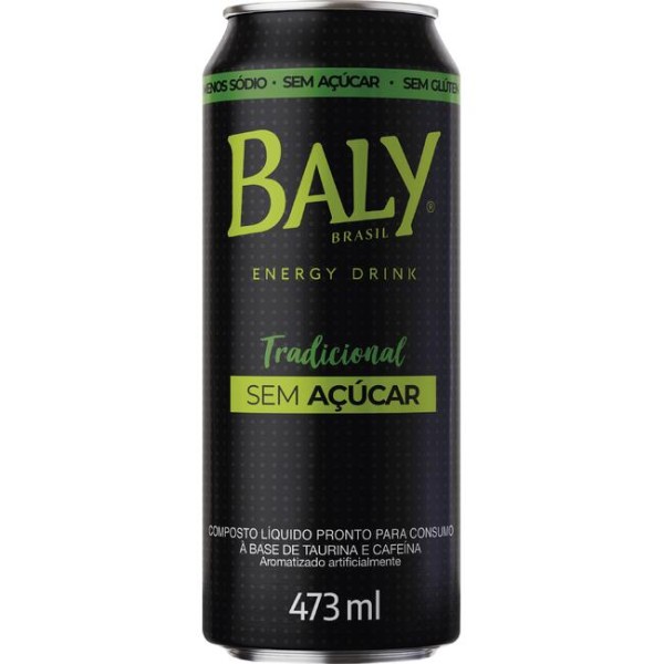 Energético Baly Zero açúcar Lata com 473ml