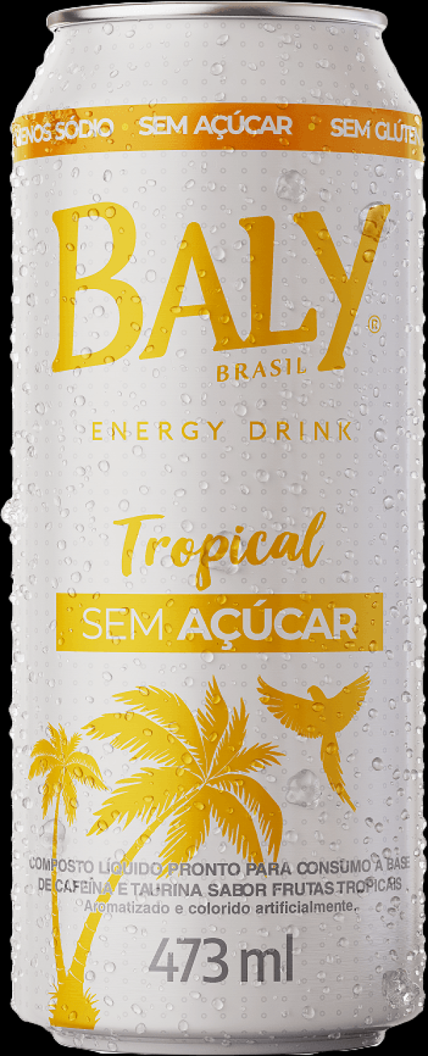 Encontraproduto.com.br - Energético Baly Tropical Zero Açúcar 473ml