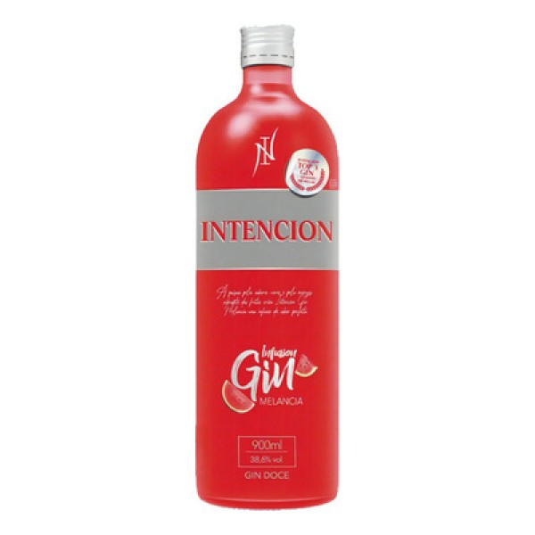 Gin Intencion Melancia Garrafa com 900ml