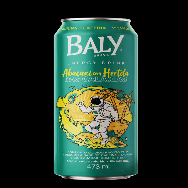 Encontraproduto.com.br - Energético Baly Abacaxi com Hortelã Lata com 473ml