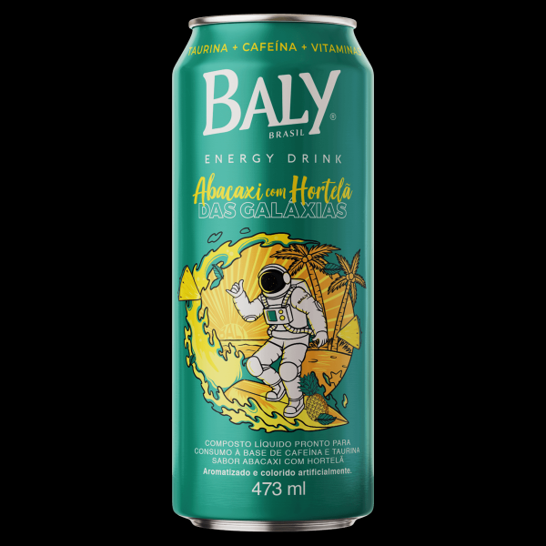 Encontraproduto.com.br - Energético Baly Abacaxi com Hortelã Lata com 473ml