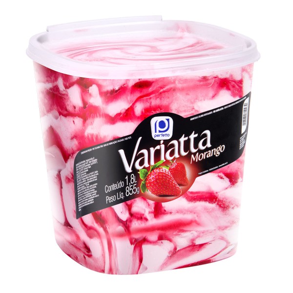 Encontraproduto.com.br - Sorvete Perfetto Variatta 1,8L Morango