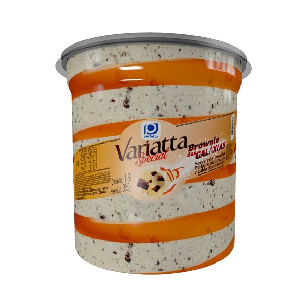 Encontraproduto.com.br - Sorvete Variatta Perfetto Brownie 1.8l