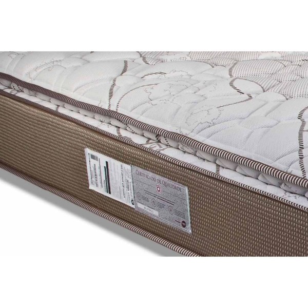 Encontraproduto.com.br - Colchão Solteiro Molas Ensacadas Masterpocket Platinum New Pillow Top (88x188x33) - Luckspuma