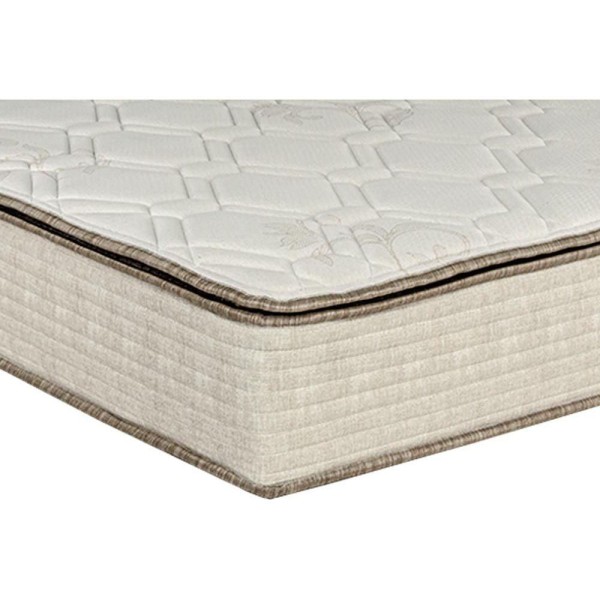 Encontraproduto.com.br - Conjunto Box Solteiro: Colchão Molas Luckspuma Bonnel Montreal Spring + Base CRC Suede Gray(88x188)