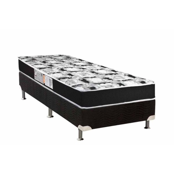Encontraproduto.com.br - Cama Box Solteiro: Colchão Espuma Luckspuma D33 Supreme Bla