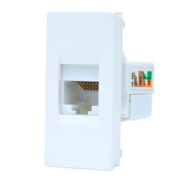 Encontraproduto.com.br - Módulo Tomada Informática RJ45 Cat5E N1118.5Bl Branco Unno 2Cl0N111851Br ABB