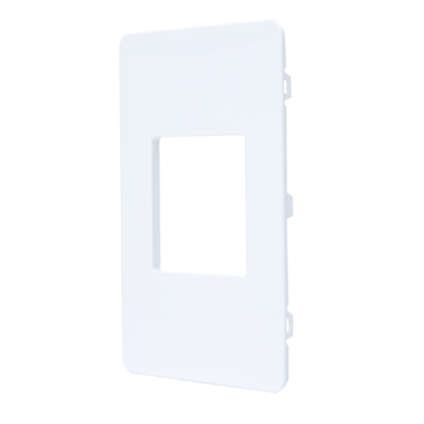 Placa 4X2 Para 2 Módulos Juntos N1372.1Bl Branco Unno ABB